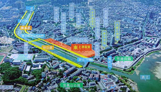 益阳-桃江县上海玺苑项目位于桃江县獭溪路与桃花路交汇处（一桥桥头）