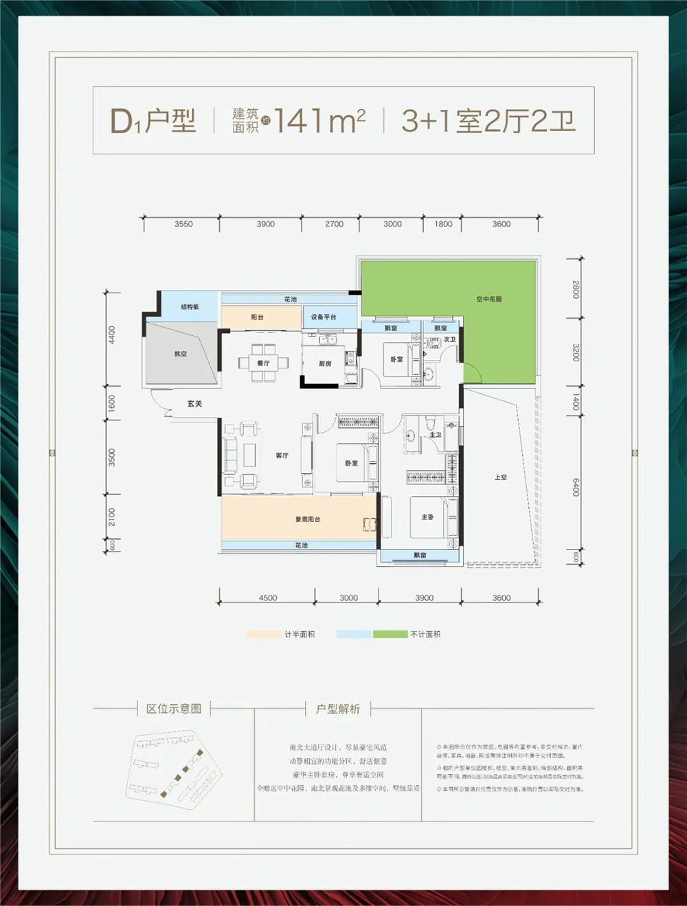 益阳-桃江县青春里铂樾府为您提供该项目D户型图片鉴赏