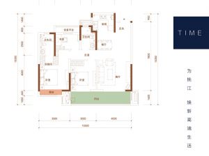 益阳-桃江县中梁拾光学府为您提供A2户型鉴赏