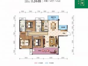 益阳-桃江县诚信御景园为您提供A户型鉴赏