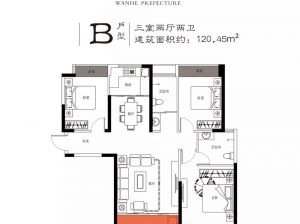 益阳-南县万和府为您提供B户型鉴赏