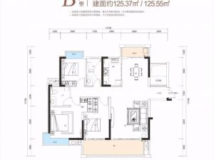 益阳-赫山区壹方玖誉为您提供6栋B户型鉴赏