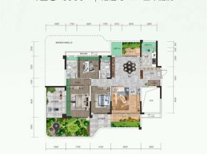 益阳-南县未来城为您提供B户型鉴赏