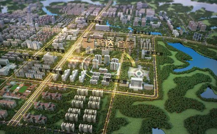 辉达首府项目位于沅江市沅田路与沅江大道交汇处