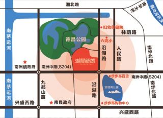 益阳-南县湖景新城为您提供该项目区位图欣赏